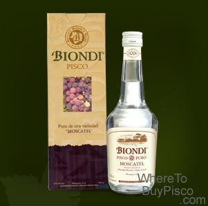 Biondi Pisco Moscatel - Click Image to Close